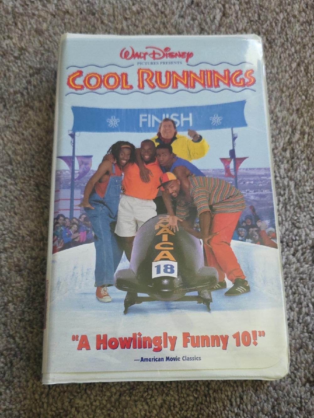 Walt Disney Cool Runnings VHS - Colorful Cast Cover